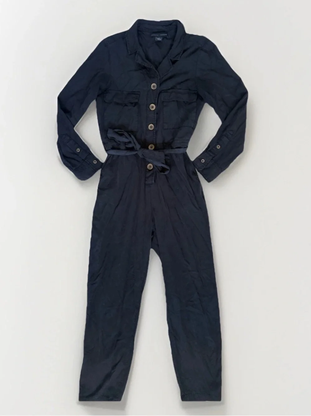 Anthropologie Sanctuary Women’s Small‎ Black Renewal Utility Jumpsuit